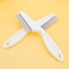 Wholesale white plastic-handled pet combs, dog flea combs, cat flea removal combs and close-toothed combs in stock Application Scenario